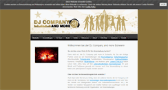 Desktop Screenshot of dj-company-and-more.de