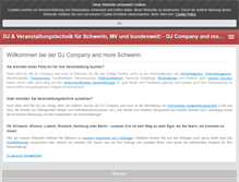 Tablet Screenshot of dj-company-and-more.de